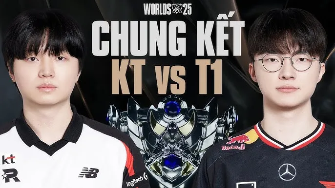 CKTG 2025: T1 vs KT – Đại Chiến Viễn Thông, Cuộc So Găng Kinh Điển Của LCK 4 T1 VS KT Đại Chiến Viễn Thông Tại CKTG 2025